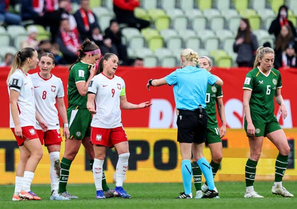 2027 FIFA Women s World Cup European Qualifiers, Polsat Plus Arena, Gdansk, Poland 14 4 2026 Poland vs Republic of Ireland WNT Poland™s Ewa Pajor Ewa Pajor 14 4 2026  Copyright: x INPHO RyanxByrnex RB1_4581