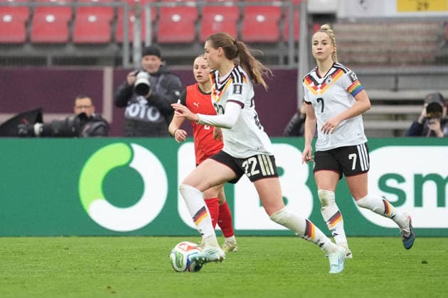 Jule Brand (Deutschland) - Nürnberg 14.04.2026: Deutschland vs. Österreich, Max-Morlock-Stadion, Womens WM Qualifikation