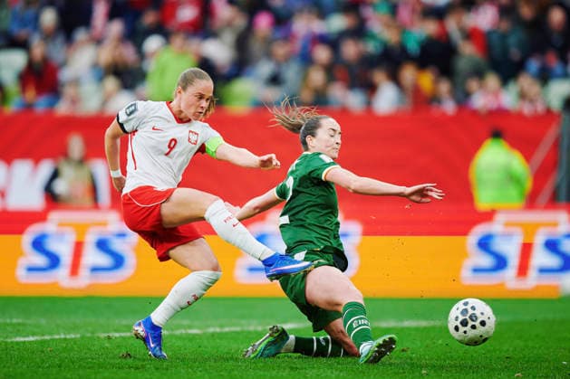 14.04.2026 GDANSK, STADION POLSAT ARENA , PILKA NOZNA KOBIET ( WOMEN S FOOTBALL) ELIMINACJE MISTRZOSTWA SWIATA KOBIET BRAZYLIA FIFA World Cup, WM, Weltmeisterschaft, Fussball 2027 ( FIFA WOMEN S WORLD CUP QUALIFICATION 2027 ) MECZ POLSKA - IRLANDIA ( GAME POLAND - IRELAND) NZ. EWA PAJOR FOTO RADOSLAW JOZWIAK CYFRASPORT NEWSPIX.PL --- Newspix.pl  RA2_5101