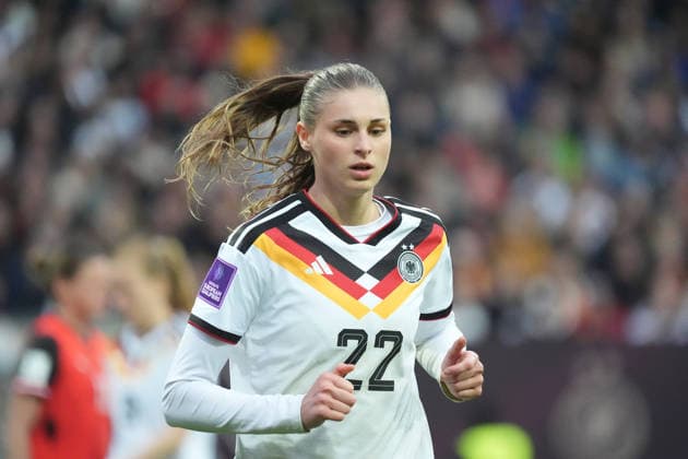 Jule Brand (Deutschland) - Nürnberg 14.04.2026: Deutschland vs. Österreich, Max-Morlock-Stadion, Womens WM Qualifikation