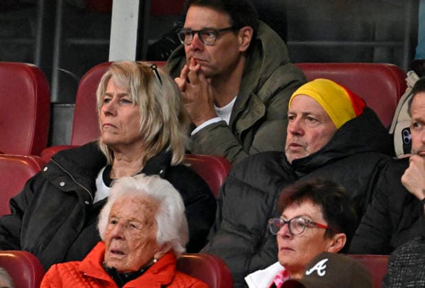 14.04.2026, WM-Qualifikation Europa, Frauen 2026, 3.Spieltag, Deutschland - Österreich, im Max-Morlock-Stadion Nürnberg, Mutter von Giulia Gwinn (Deutschland)