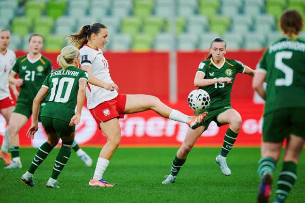 14.04.2026 GDANSK, STADION POLSAT ARENA , PILKA NOZNA KOBIET ( WOMEN S FOOTBALL) ELIMINACJE MISTRZOSTWA SWIATA KOBIET BRAZYLIA FIFA World Cup, WM, Weltmeisterschaft, Fussball 2027 ( FIFA WOMEN S WORLD CUP QUALIFICATION 2027 ) MECZ POLSKA - IRLANDIA ( GAME POLAND - IRELAND) NZ. TANJA PAWOLLEK FOTO RADOSLAW JOZWIAK CYFRASPORT NEWSPIX.PL --- Newspix.pl  RA2_5414