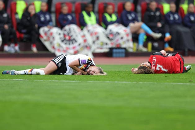 Giulia Gwinn, GER, im Länderspiel zwischen Deutschland und Österreich (5:1) in Nürnberg; 14 04 2026 -