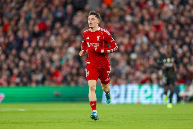 Football - UEFA Champions League - Quarter-Final - 2nd Leg - Liverpool FC v Paris Saint-Germain FC LIVERPOOL, ENGLAND - Tuesday, April 14, 2026: Liverpool s Florian Wirtz during the UEFA Champions League Quarter-Final 2nd Leg match between Liverpool FC and Paris Saint-Germain FC at Anfield. (Photo by David Rawcliffe Propaganda) LIVERPOOL Anfield MERSEYSIDE ENGLAND  Copyright: xDavidxRawcliffex P2026-04-14-Liverpool_PSG-47