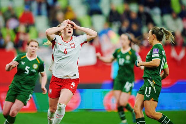 14.04.2026 GDANSK, STADION POLSAT ARENA , PILKA NOZNA KOBIET ( WOMEN S FOOTBALL) ELIMINACJE MISTRZOSTWA SWIATA KOBIET BRAZYLIA FIFA World Cup, WM, Weltmeisterschaft, Fussball 2027 ( FIFA WOMEN S WORLD CUP QUALIFICATION 2027 ) MECZ POLSKA - IRLANDIA ( GAME POLAND - IRELAND) NZ. PAULINA DUDEK FOTO RADOSLAW JOZWIAK CYFRASPORT NEWSPIX.PL --- Newspix.pl  RA2_6191