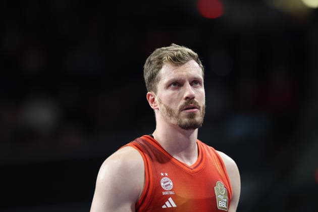 Andreas Obst (FC Bayern Basketball, 13), GER, FC Bayern Basketball vs. MHP Riesen Ludwigsburg, Basketball, easycredit Basketball Bundesliga, 13. Spieltag, Saison 2025 2026, 14.04.2026, GER, FC Bayern Basketball vs. MHP Riesen Ludwigsburg, Basketball, easycredit Basketball Bundesliga, 13. Spieltag, Saison 2025 2026, 14.04.2026 Muenchen Copyright: xEibner-Pressefoto JennixMaulx EP_JML