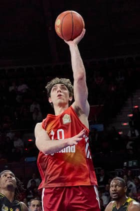 Deutsche Basketball Bundesliga (BBL), FC Bayern München Basketball vs MHP RIESEN Ludwigsburg, München FC Bayern Basketball, Ludwigsburg MHP RIESEN, 2026-04-14 in München (SAP Garden) JESSUP Justinian (FC Bayern München Basketball Shooting Guard (SG) Nr10-FCBB10) sportworld München SAP Garden Bayern Deutschland