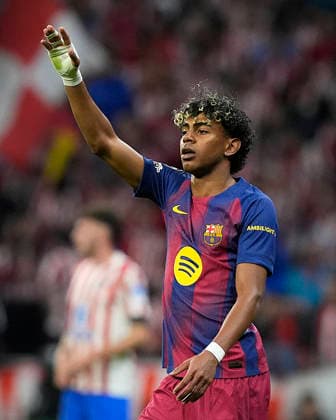 ATLETICO DE MADRID v FC Barcelona, Barca CHAMPIONS LEAGUE 2025 2026. QUARTER-FINALS 2ND LEG MATCH. FC Barcelona s Lamine Yamal during Champions League 2025 2026, Quarter-finals 2nd leg match. April 14 ,2026. (ALTERPHOTOS Acero) MadridSpain  Copyright: xAcerox