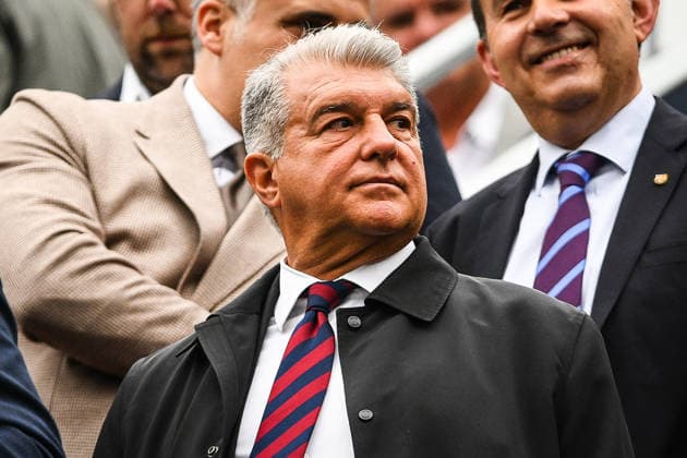 April 11, 2026, Barcelona, Spain, Spain: President Joan LAPORTA of Barcelona during the LaLiga match between FC Barcelona, Barca and RCD Espanyol de Barcelona at Spotify Camp Nou Stadium on April 11, 2026 in Barcelona, Spain. Barcelona Spain - ZUMAm308 20260411_zsp_m308_020 Copyright: xMatthieuxMirvillex