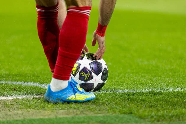 Football - UEFA Champions League - Quarter-Final - 2nd Leg - Liverpool FC v Paris Saint-Germain FC LIVERPOOL, ENGLAND - Tuesday, April 14, 2026: Adidas UEFA Champions League Final Pro ball during the UEFA Champions League Quarter-Final 2nd Leg match between Liverpool FC and Paris Saint-Germain FC at Anfield. (Photo by David Rawcliffe Propaganda) LIVERPOOL Anfield MERSEYSIDE ENGLAND  Copyright: xDavidxRawcliffex P2026-04-14-Liverpool_PSG-89
