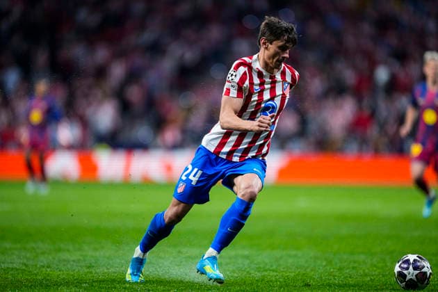 April 14, 2026, Madrid, Madrid, Spain: Robin Le Normand of Atletico de Madrid in action during the UEFA Champions League 2025 26 Quarter-Final Second Leg match between Atletico de Madrid and FC Barcelona, Barca at Riyadh Air Metropolitano on April 14, 2026, in Madrid, Spain. Madrid Spain - ZUMAa181 20260414_zaa_a181_318 Copyright: xOscarxJ.xBarrosox