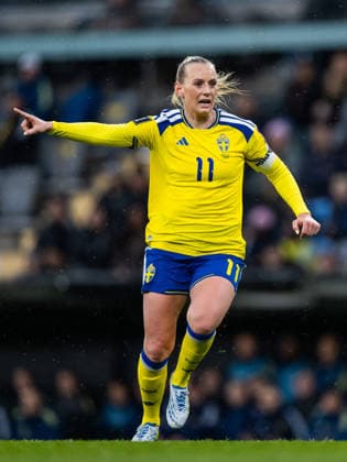 260414 Stina Blackstenius of Sweden during the FIFA Women s World Cup Qualifier football match between Sweden and Denmark on April 14, 2026 in Gothenburg. Photo: Mathias Bergeld BILDBYRAN kod MB CS0928 fotboll football soccer fotball vm-kval kval fifa womens world cup qualifier qualifier sverige sweden danmark denmark dam bbeng women kvinner Copyright: MATHIASxBERGELD BB260414MB082