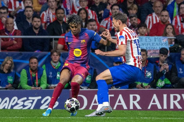 April 14, 2026, Madrid, Spain: Lamine Yamal of FC Barcelona, Barca seen in action during the UEFA Champions League quarter-final second leg match between AtlÃ tico de Madrid and FC Barcelona played at the Riyadh Air Metropolitano Stadium. Final score: AtlÃ tico de Madrid 1 - 2 FC Barcelona. Madrid Spain - ZUMAs197 20260414_aaa_s197_128 Copyright: xDavidxCanalesx