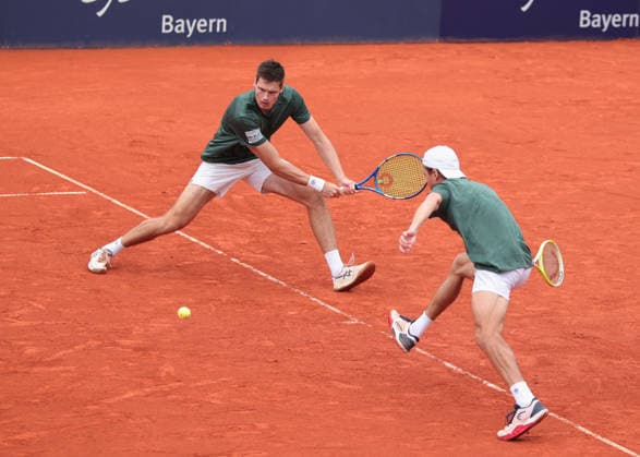 Jakob Schnaitter (umgedrehte Kappe), Mark Wallner, Herren Doppel, Men s Doubles Copyright: xJuergenxHasenkopfx