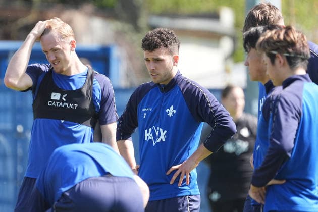 Sergio Lopez (SV Darmstadt 98) - 15.04.2026 2. Bundesliga, Saison 25 26: SV Darmstadt 98 Training, Stadion am Boellenfalltor, emonline, emspor,