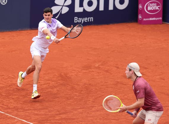 Alexander Erler, Lucas Miedler (Kappe), Herren Doppel, Men s Doubles Copyright: xJuergenxHasenkopfx