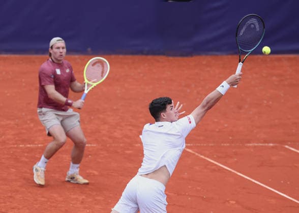 Alexander Erler, Lucas Miedler (Kappe), Herren Doppel, Men s Doubles Copyright: xJuergenxHasenkopfx