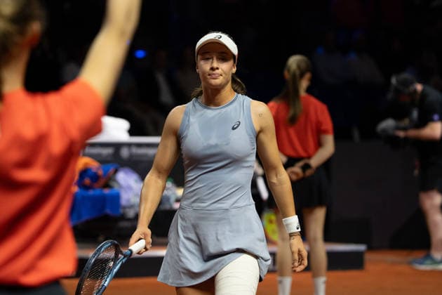 , GER, Zeynep Sonmez vs. Jasmine Paolini, Tennis, ATP, Tennis Herren Turnier, WTA, Tennis Damen 500, Porsche Tennis Grand-Prix, 15.04.2026, GER, Zeynep Sonmez vs. Jasmine Paolini, Tennis, ATP-Turnier, WTA 500, Porsche Tennis Grand-Prix, 15.04.2026, Stuttgart Copyright: xEibner-Pressefoto EdwardxCheungx EP_ECG