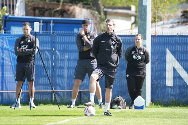 Trainer Florian Kohfeldt (SV Darmstadt 98) - 15.04.2026 2. Bundesliga, Saison 25 26: SV Darmstadt 98 Training, Stadion am Boellenfalltor, emonline, emspor,