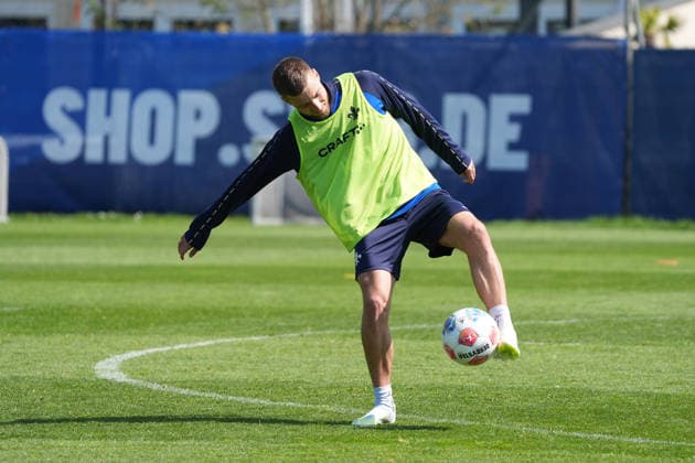 Fabian Nürnberger (SV Darmstadt 98) - 15.04.2026 2. Bundesliga, Saison 25 26: SV Darmstadt 98 Training, Stadion am Boellenfalltor, emonline, emspor,