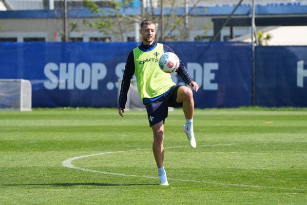 Fabian Nürnberger (SV Darmstadt 98) - 15.04.2026 2. Bundesliga, Saison 25 26: SV Darmstadt 98 Training, Stadion am Boellenfalltor, emonline, emspor,