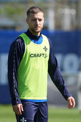 Fabian Nürnberger (SV Darmstadt 98) - 15.04.2026 2. Bundesliga, Saison 25 26: SV Darmstadt 98 Training, Stadion am Boellenfalltor, emonline, emspor,