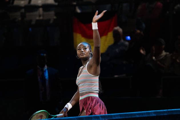 Alycia Parks (USA), Jubel, Freude, Emotion, GER, Alycia Parks vs. Noma Noha Akugue, Tennis, ATP, Tennis Herren Turnier, WTA, Tennis Damen 500, Porsche Tennis Grand-Prix, 15.04.2026, GER, Alycia Parks vs. Noma Noha Akugue, Tennis, ATP-Turnier, WTA 500, Porsche Tennis Grand-Prix, 15.04.2026, Stuttgart Copyright: xEibner-Pressefoto EdwardxCheungx EP_ECG