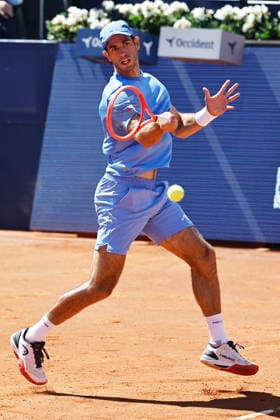 Nuno Borges (POR), APRIL 15, 2026 - Tennis : Nuno Borges during singles 2nd round match against Tomas Martin Etcheverry on the Barcelona Open Banc Sabadell tennis tournament at the Real Club de Tenis de Barcelona in Barcelona, Spain. Noxthirdxpartyxsales  aflo_327025307