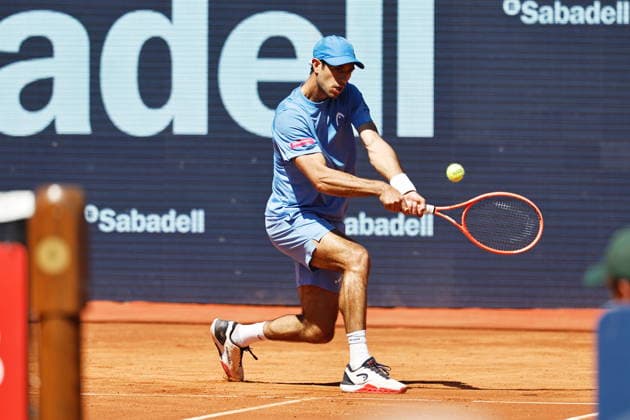 Nuno Borges (POR), APRIL 15, 2026 - Tennis : Nuno Borges during singles 2nd round match against Tomas Martin Etcheverry on the Barcelona Open Banc Sabadell tennis tournament at the Real Club de Tenis de Barcelona in Barcelona, Spain. Noxthirdxpartyxsales  aflo_327025449