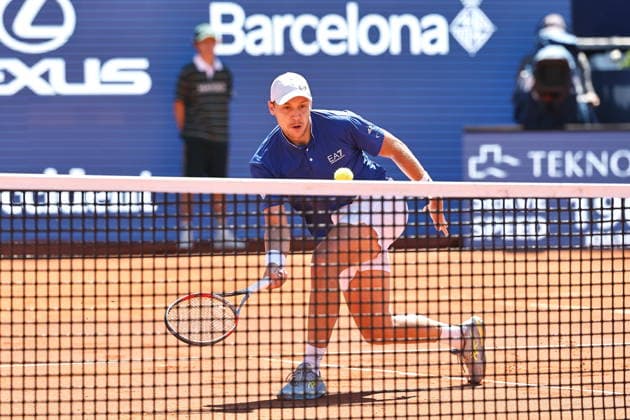 Hamad Medjedovic (SRB), APRIL 15, 2026 - Tennis : Medjedovic during singles 2nd round match against Alex De Minaur on the Barcelona Open Banc Sabadell tennis tournament at the Real Club de Tenis de Barcelona in Barcelona, Spain. Noxthirdxpartyxsales  aflo_327027410