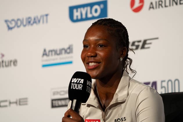 Noma Noha Akugue (GER), Pressekonferenz, Interview, GER, Alycia Parks vs. Noma Noha Akugue, Tennis, ATP, Tennis Herren Turnier, WTA, Tennis Damen 500, Porsche Tennis Grand-Prix, 15.04.2026, GER, Alycia Parks vs. Noma Noha Akugue, Tennis, ATP-Turnier, WTA 500, Porsche Tennis Grand-Prix, 15.04.2026, Stuttgart Copyright: xEibner-Pressefoto EdwardxCheungx EP_ECG