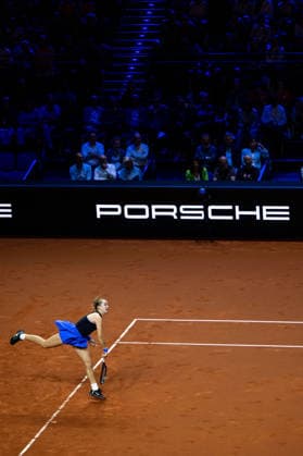Mirra Andreeva (Russland) im Bild, Jelena Ostapenko (Lettland) vs Mirra Andreeva (Russland), 1. Runde, GER, Porsche Tennis Grand Prix Stuttgart, WTA, Tennis Damen 500, 15.04.2026 GER, Porsche Tennis Grand Prix Stuttgart, WTA 500, 15.04.2026 Stuttgart Copyright: xEibner-Pressefoto Memmlerx EP_MMR