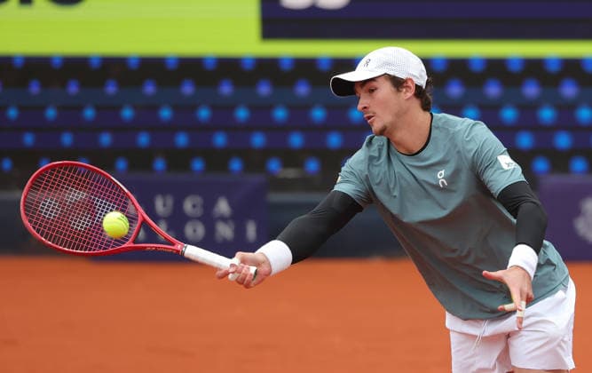 15.04.2026, BMW Open 2026 MTTC Iphitos Muenchen, Tennis , im Bild: Joao Fonseca (BRA)