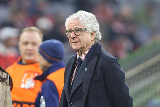 Marcel Reif looks on during the UEFA Champions League 2025 26 Quarter-Final Second Leg match between FC Bayern München and Real Madrid CF at Football Arena Munich on April 15, 2026 in Munich, Germany. (Photo by Oliver Kaelke DeFodi Images) -