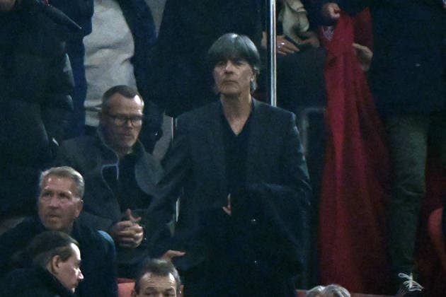 15.04.2026, xemx, Fussball UEFA Champions League, FC Bayern Muenchen - Real Madrid v.l. Joachim Jogi Löw (DFL DFB REGULATIONS PROHIBIT ANY USE OF PHOTOGRAPHS as IMAGE SEQUENCES and or QUASI-VIDEO) Muenchen