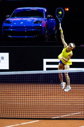 Laura Siegemund (Deutschland) im Bild, Laura Siegemund (Deutschland) vs Iga Swiatek (Polen), GER, Porsche Tennis Grand Prix Stuttgart, WTA, Tennis Damen 500, 15.04.2026 GER, Porsche Tennis Grand Prix Stuttgart, WTA 500, 15.04.2026 Stuttgart Copyright: xEibner-Pressefoto Memmlerx EP_MMR