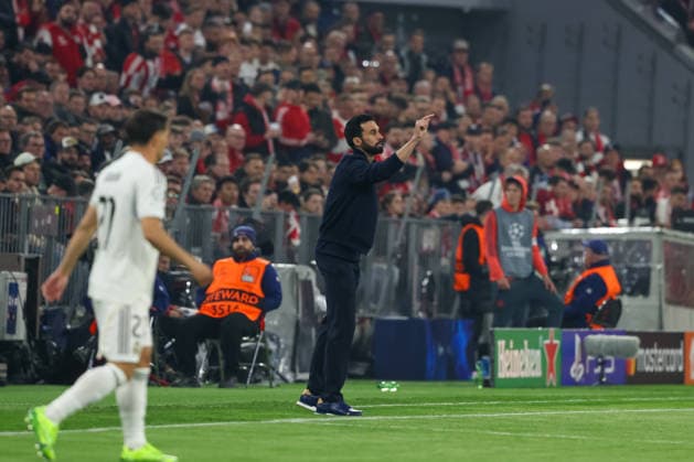 Alvaro Arbeloa (Real Madrid CF, Chef-Trainer) gestikuliert, GER, FC Bayern Muenchen vs. Real Madrid CF, Fussball, UEFA Champions League, Viertelfinale, Rueckspiel, Saison 2025 2026, 15.04.2026, GER, FC Bayern Muenchen vs. Real Madrid CF, Fussball, UEFA Champions League, Viertelfinale, Rueckspiel, Saison 2025 2026, 15.04.2026 Muenchen Copyright: xEibner-Pressefoto JennixMaulx EP_JML