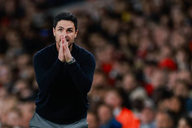 Champions League 2025 26 Quarter Final 2nd Leg Arsenal v Sporting CP Emirates Stadium 15.04.2026 Arsenal manager Mikel Arteta Champions League 2025 26 Quarter Final 2nd Leg Arsenal v Sporting CP Emirates Stadium 15.04.2026 Photograph By Marc Aspland The Times  Copyright: xMarcxAsplandx NINTCHDBPICT001073767236