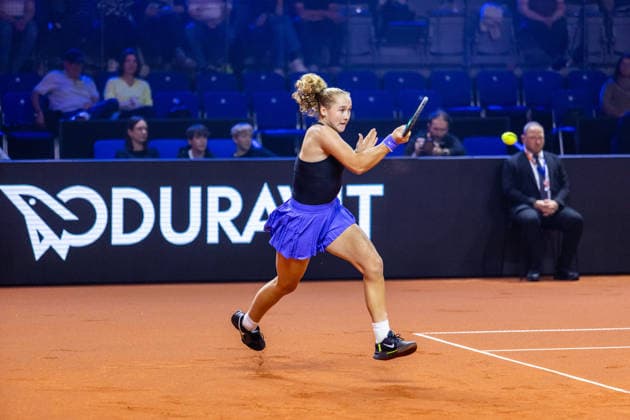 15.04.26 Porsche Tennis Grand Prix Stuttgart Deutschland, Stuttgart, 15.04.2026, Tennis, Porsche Tennis Grand Prix Stuttgart: Mirra Andreeva (Russland).