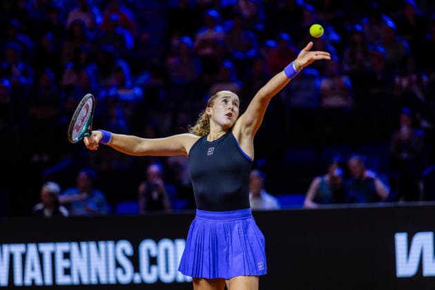 15.04.26 Porsche Tennis Grand Prix Stuttgart Deutschland, Stuttgart, 15.04.2026, Tennis, Porsche Tennis Grand Prix Stuttgart: Mirra Andreeva (Russland).