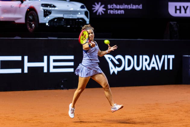 15.04.26 Porsche Tennis Grand Prix Stuttgart Deutschland, Stuttgart, 15.04.2026, Tennis, Porsche Tennis Grand Prix Stuttgart: Jasmine Paolini (Italien).