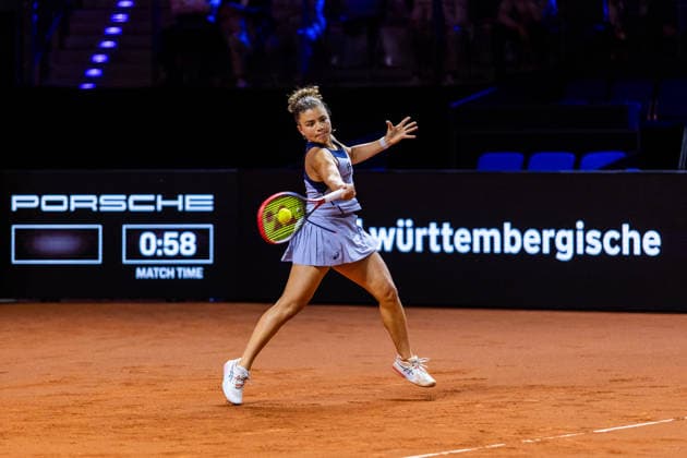 15.04.26 Porsche Tennis Grand Prix Stuttgart Deutschland, Stuttgart, 15.04.2026, Tennis, Porsche Tennis Grand Prix Stuttgart: Jasmine Paolini (Italien).