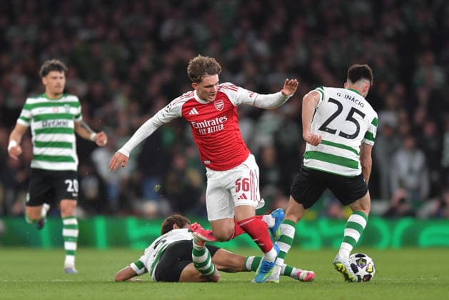 during the UEFA Champions League match between Arsenal and Sporting CP at the Emirates Stadium, London, England on 15 April 2026. Copyright: xPhilxHutchinsonx 44830042