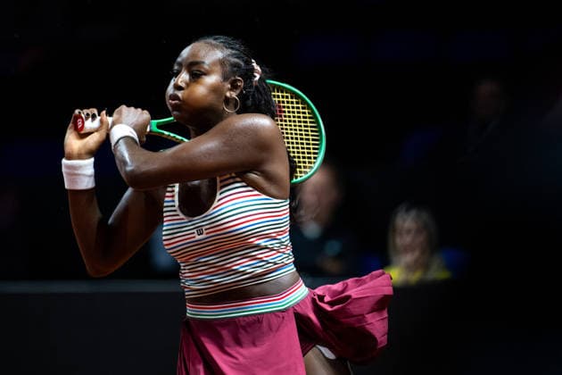 Alycia Parks (USA) im Bild, Alycia Parks (USA) vs Noma Noha Akugue (Deutschland), 1. Runde, GER, Porsche Tennis Grand Prix Stuttgart, WTA, Tennis Damen 500, 15.04.2026 GER, Porsche Tennis Grand Prix Stuttgart, WTA 500, 15.04.2026 Stuttgart Copyright: xEibner-Pressefoto Memmlerx EP_MMR