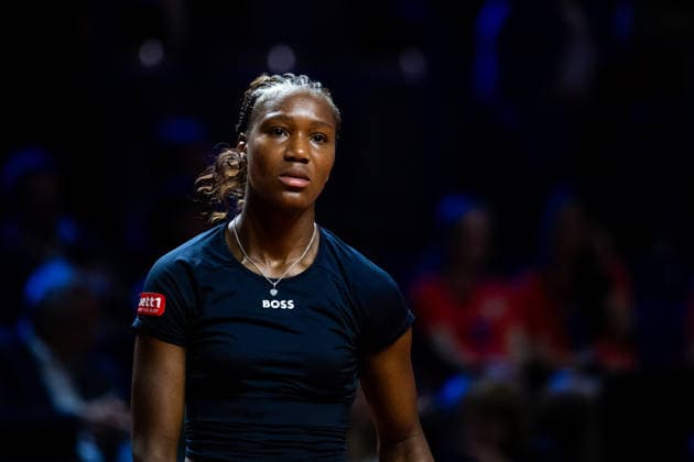 Noma Noha Akugue (Deutschland) im Bild, Alycia Parks (USA) vs Noma Noha Akugue (Deutschland), 1. Runde, GER, Porsche Tennis Grand Prix Stuttgart, WTA, Tennis Damen 500, 15.04.2026 GER, Porsche Tennis Grand Prix Stuttgart, WTA 500, 15.04.2026 Stuttgart Copyright: xEibner-Pressefoto Memmlerx EP_MMR