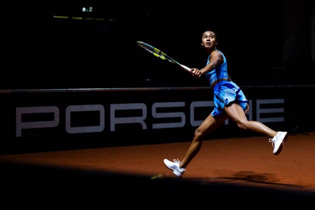 Leylah Fernandez (Kanada), Viertelfinale Doppel, GER, Porsche Tennis Grand Prix Stuttgart, WTA, Tennis Damen 500, 15.04.2026 GER, Porsche Tennis Grand Prix Stuttgart, WTA 500, 15.04.2026 Stuttgart Copyright: xEibner-Pressefoto Memmlerx EP_MMR