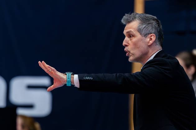 15.04.2026, GER, Volleyball, 1.Bl, Frauen, Saison 25 26, Finale PlayOff (Best of 5), VfB 91 Suhl Lotto Thueringen - Dresdner SC Laszlo Hollosy (VfB 91 Suhl Lotto Thueringen) 98527 Suhl Sporthalle Wolfsgrube Thüringen Deutschland