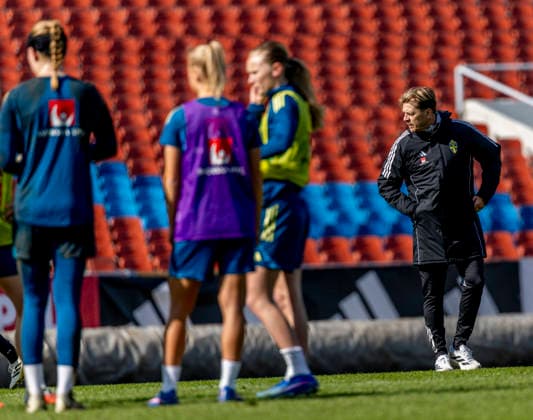 GOTHENBURG 20260416 national team, Nationalteam captain Tony Gustafsson during Monday s training at Ullevi in Gothenburg ahead of Saturday s World Cup qualifying match against Serbia at the National Arena in Stockholm GÖTEBORG SWEDEN x9200x