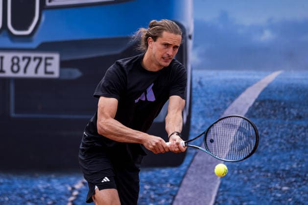 MUNICH, GERMANY - APRIL 16: Alexander Zverev (GER) training during the BMW Open by Bitpanda at MTTC Iphitos on April 16, 2026 in Munich, Germany. Bavaria Germany Copyright: xSteffiexWunderlx
