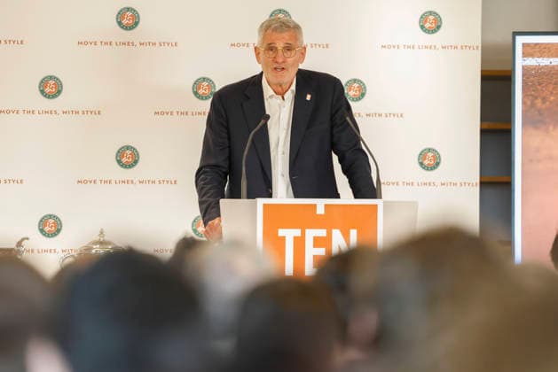 April 16, 2026, Paris, Paris, France: Gilles MORETTON President of FFT during the press conference, PK, Pressekonferenz of the tennis Grand Slam of Roland Garros 2026, at Roland Garros Stadium - on April 16 2026 .Paris - France Paris France - ZUMAb253 20260416_zsp_b253_013 Copyright: xLoicxBaratouxx